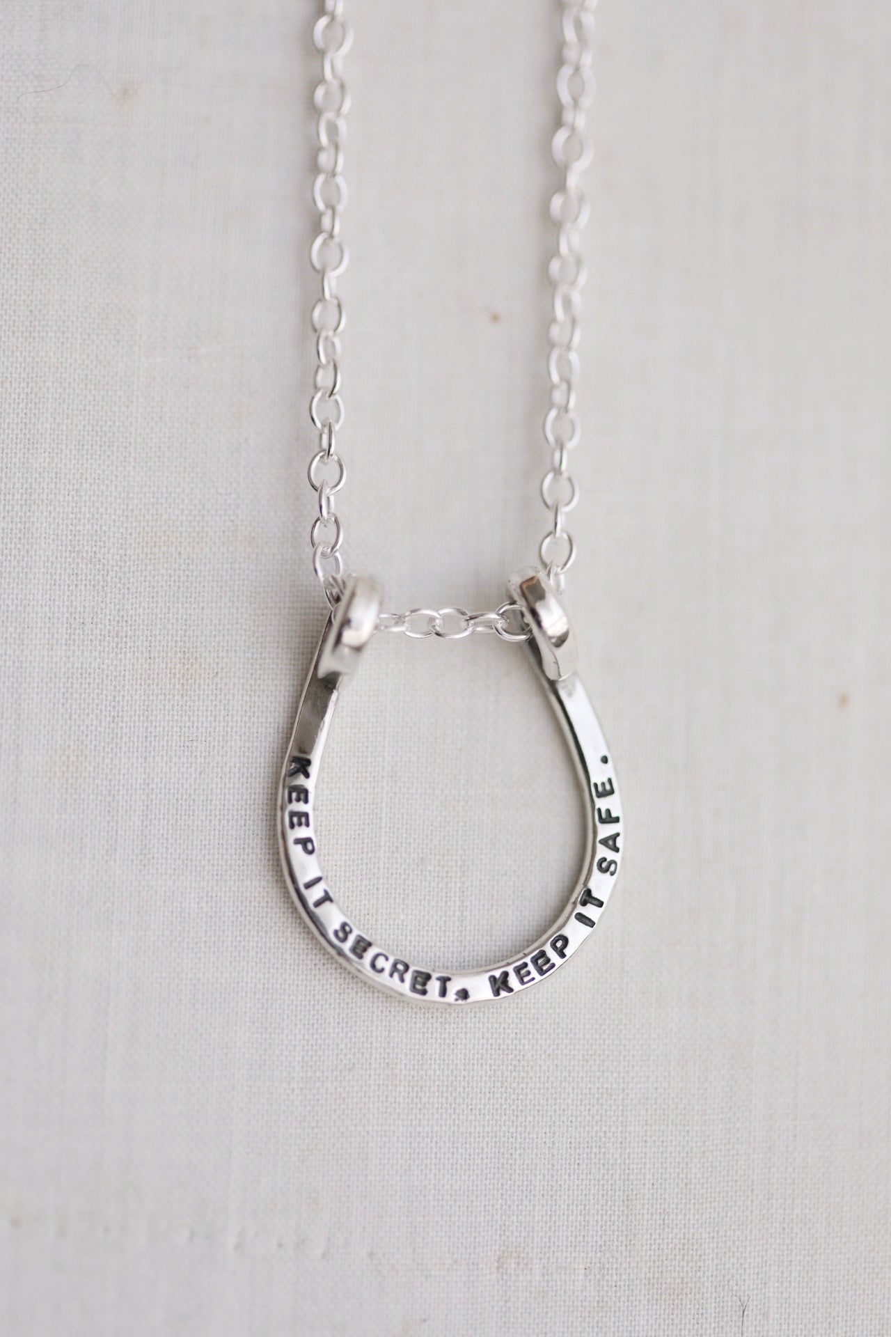 Silver Ring Keeper Necklace