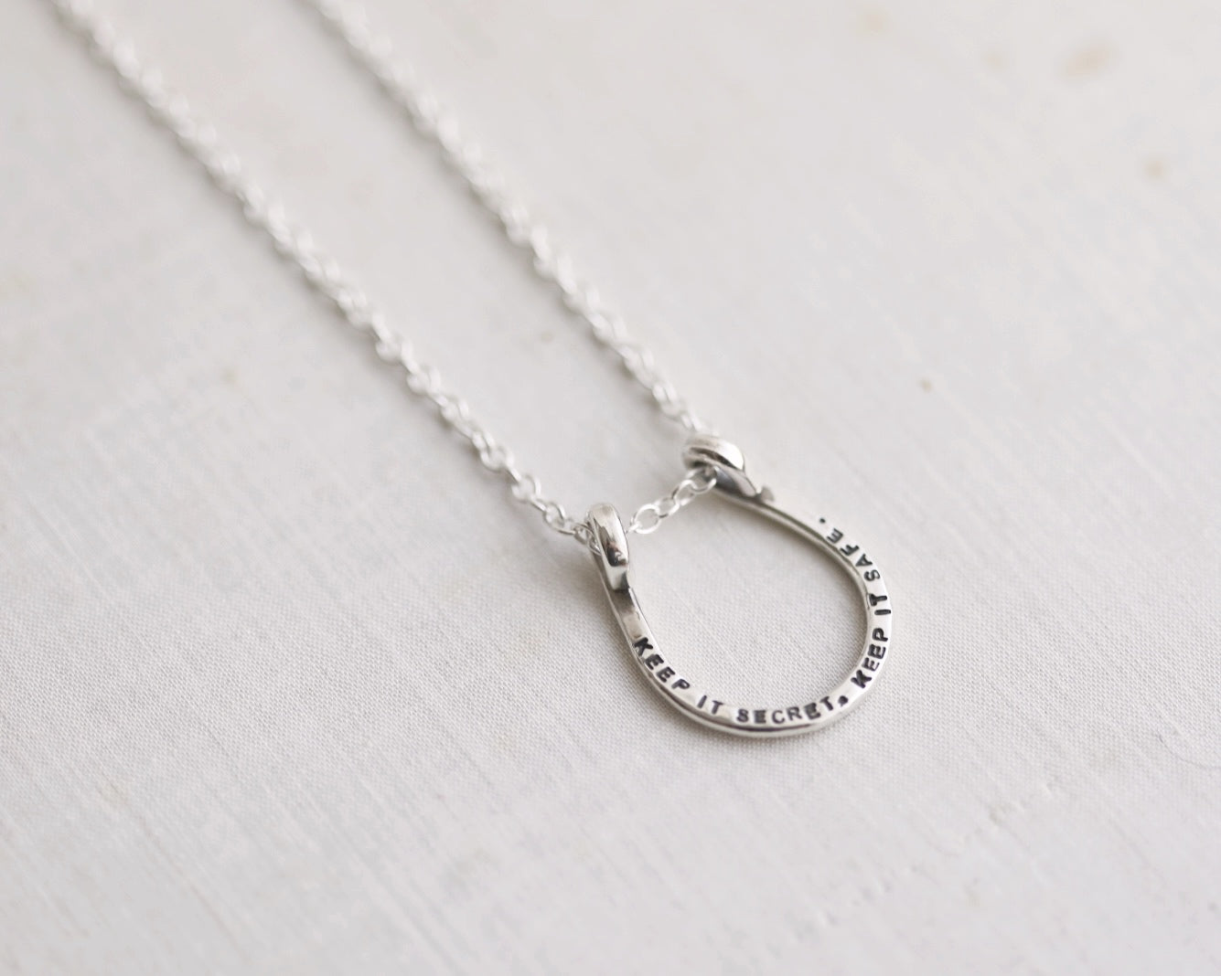 Silver Ring Keeper Necklace