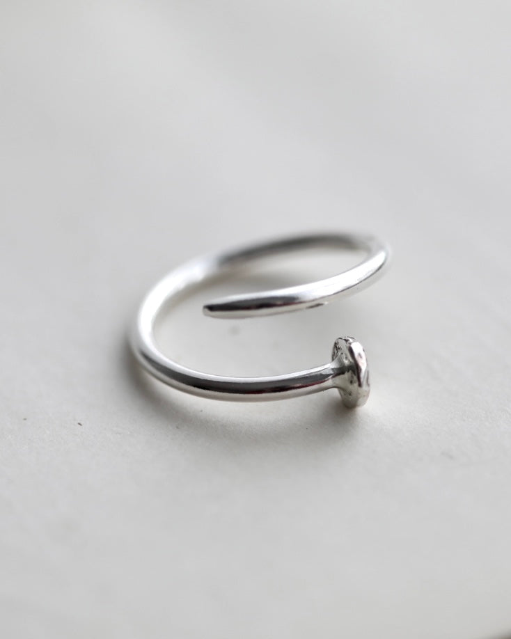 Silver Nail Ring