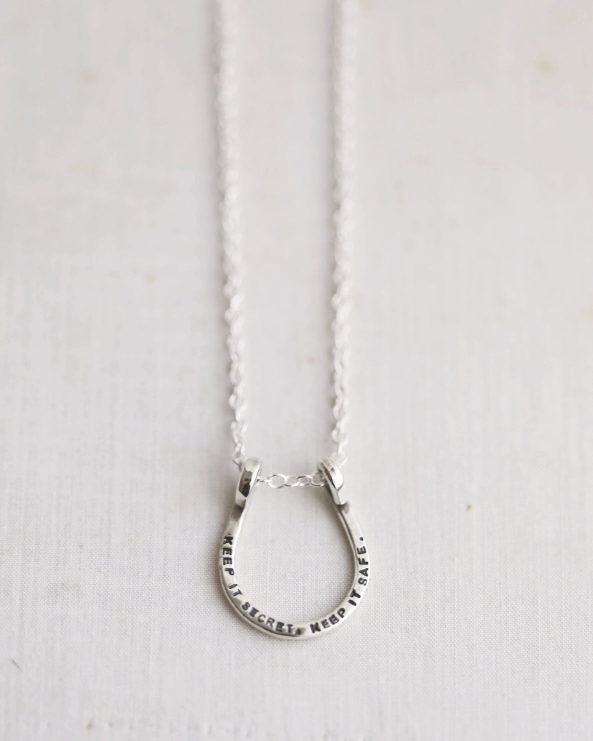 Silver Ring Keeper Necklace