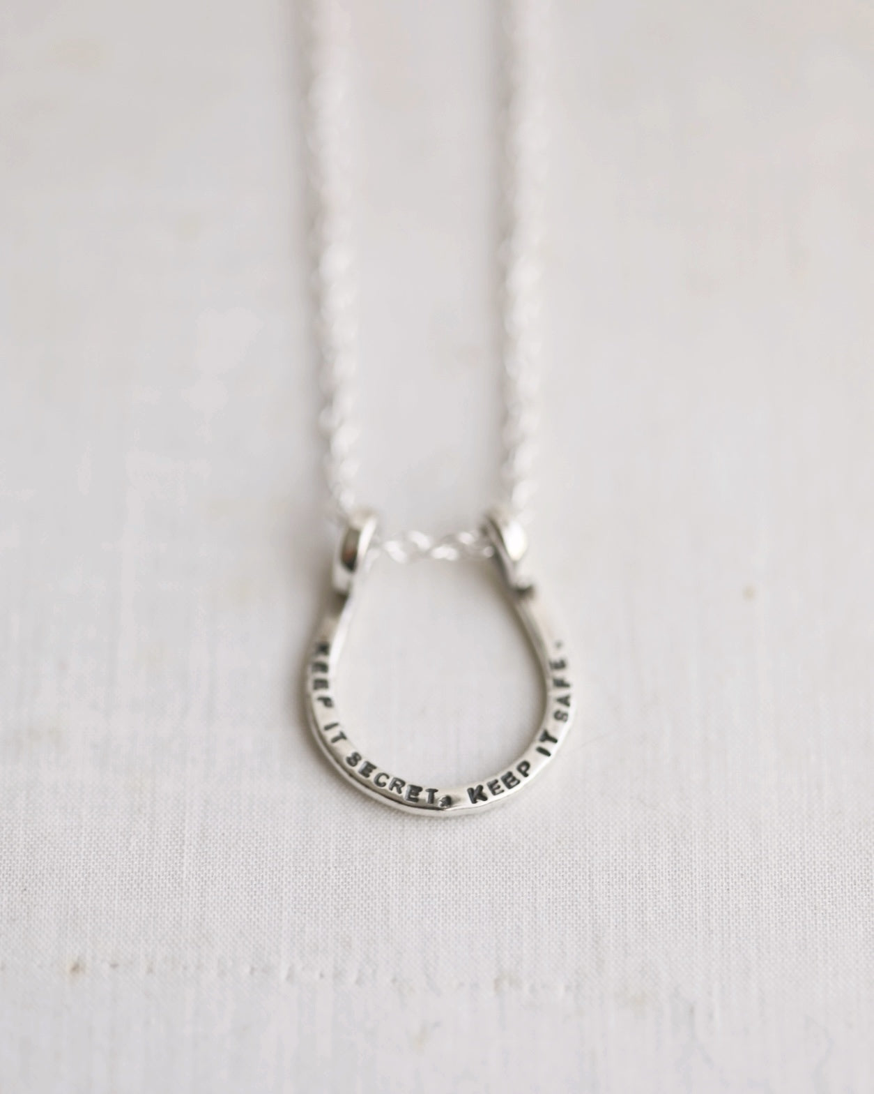 Silver Ring Keeper Necklace