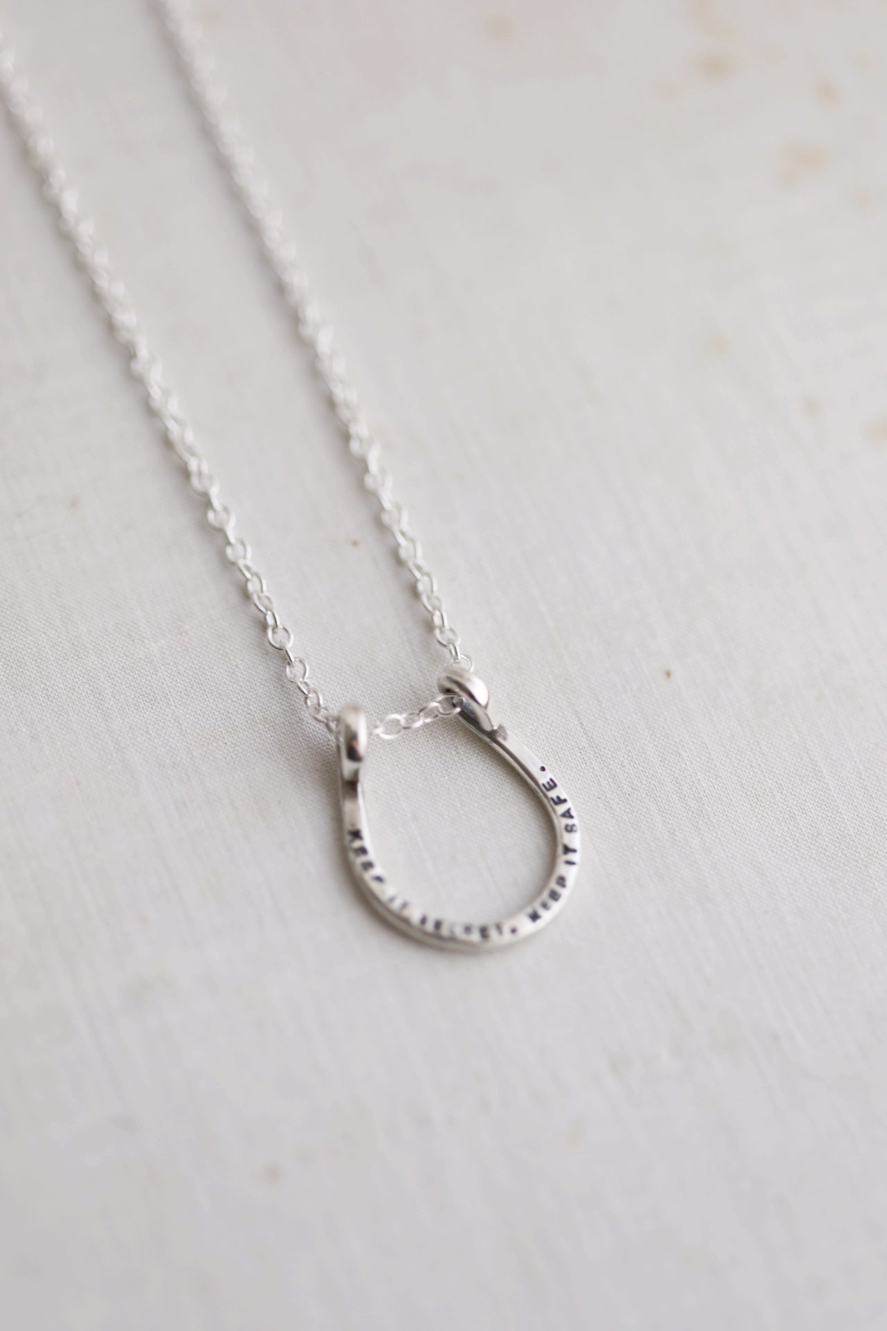 Silver Ring Keeper Necklace