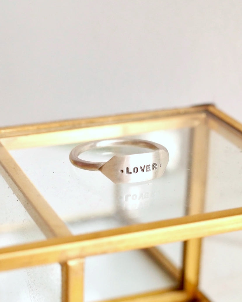 Personalised Banner Ring