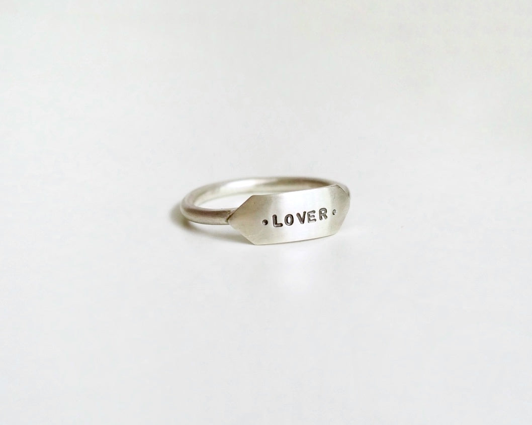 Personalised Banner Ring