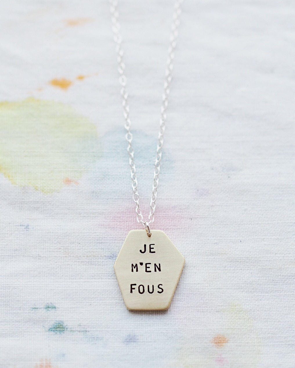 Je M'en Fous - I Don't Care Necklace