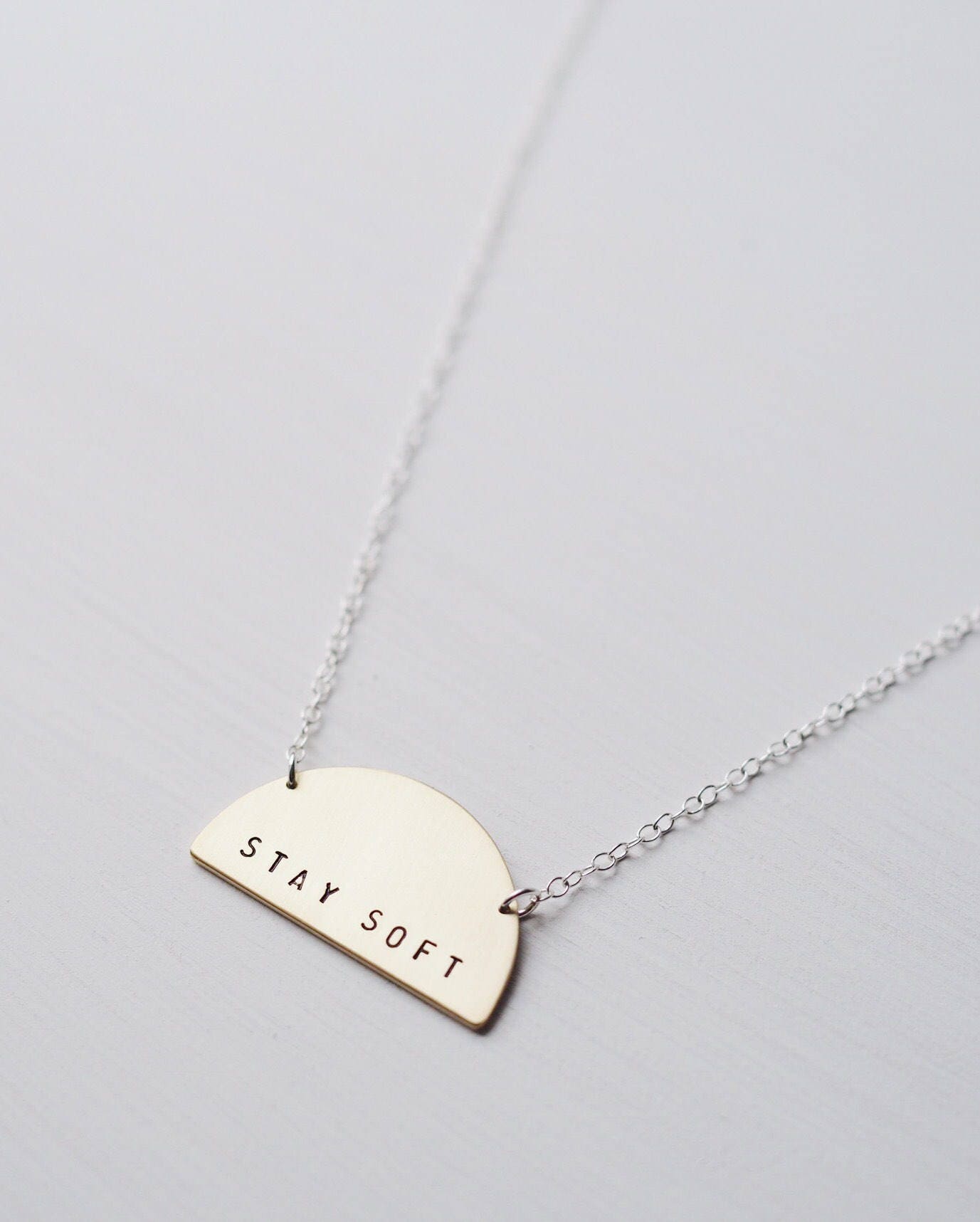 Personalised Curve Necklace
