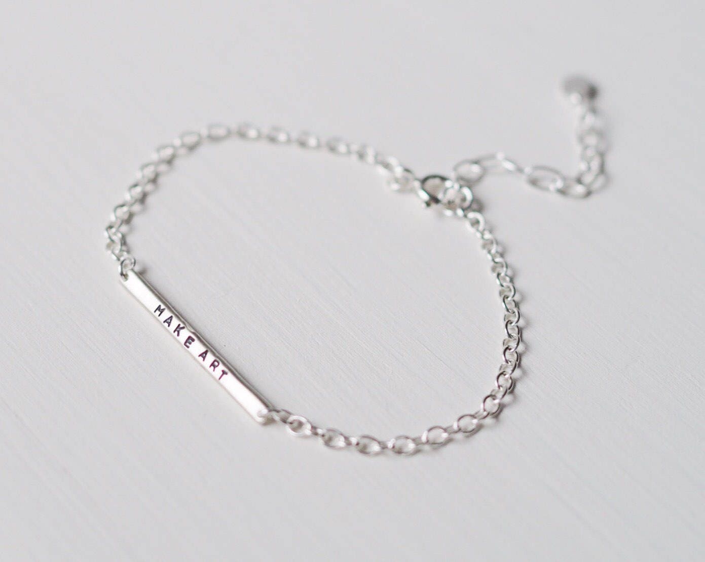 Make Art Tiny Bar Bracelet