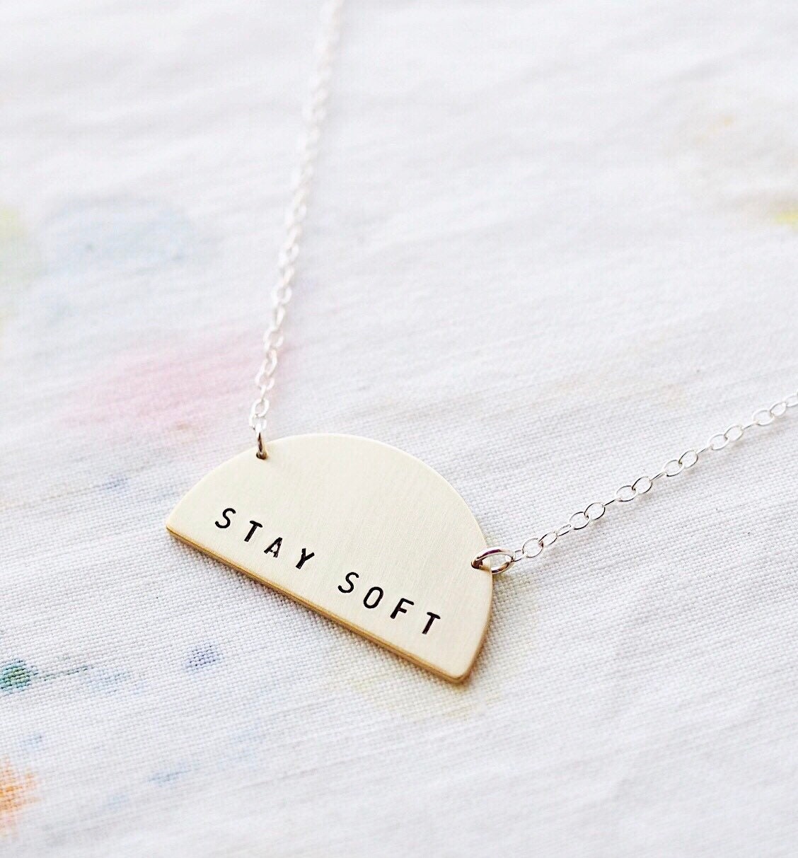 Personalised Curve Necklace