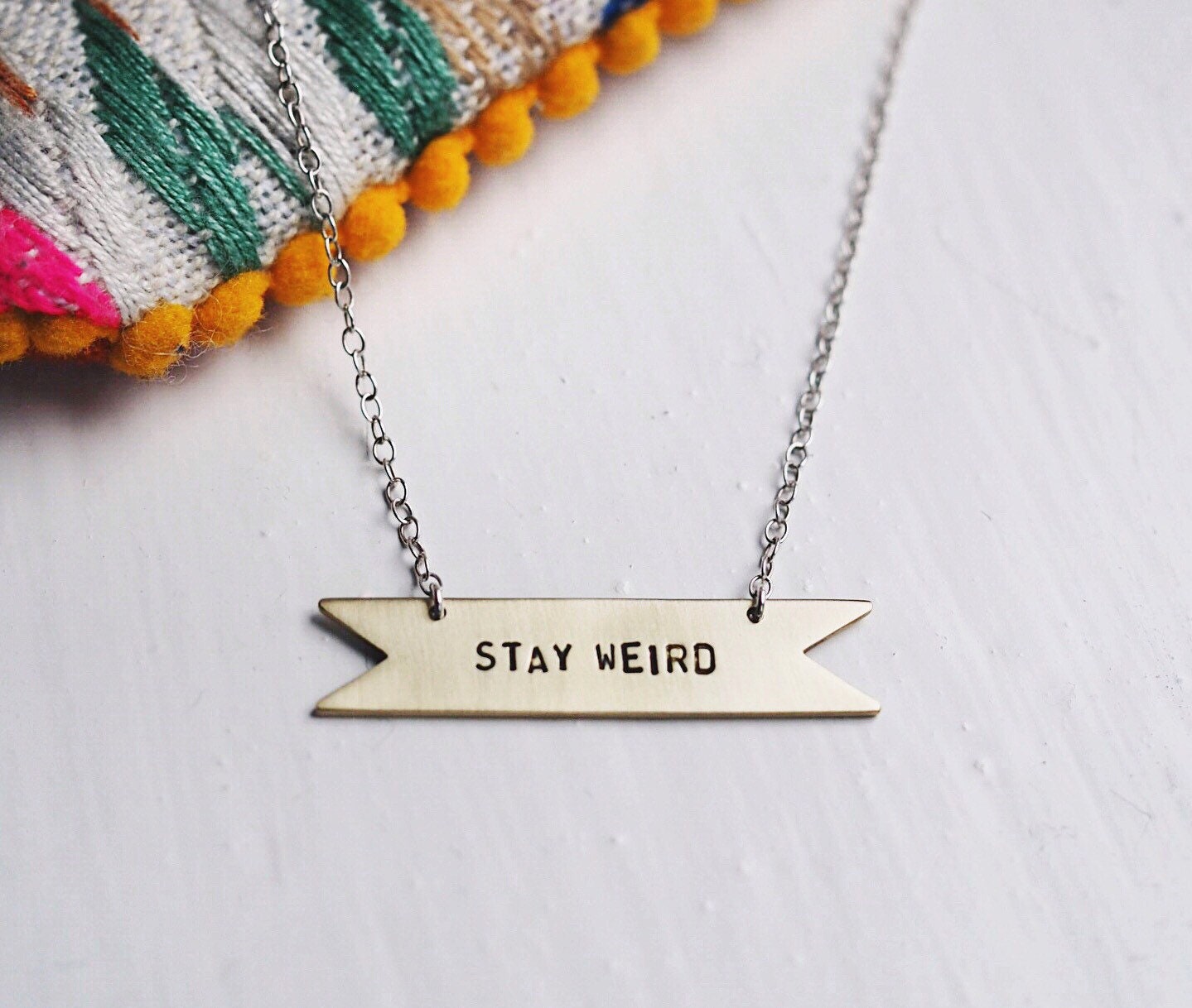 Stay Weird Necklace