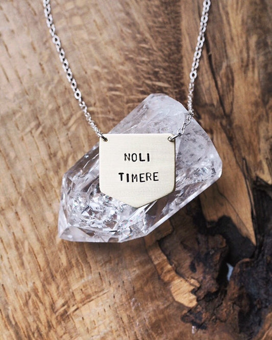 Noli Timere 'Do Not Be Afraid' Necklace