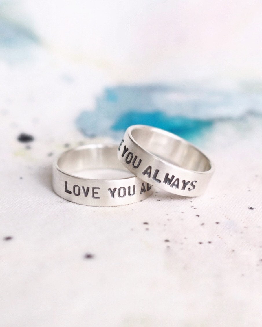 Personalised 5mm Ring
