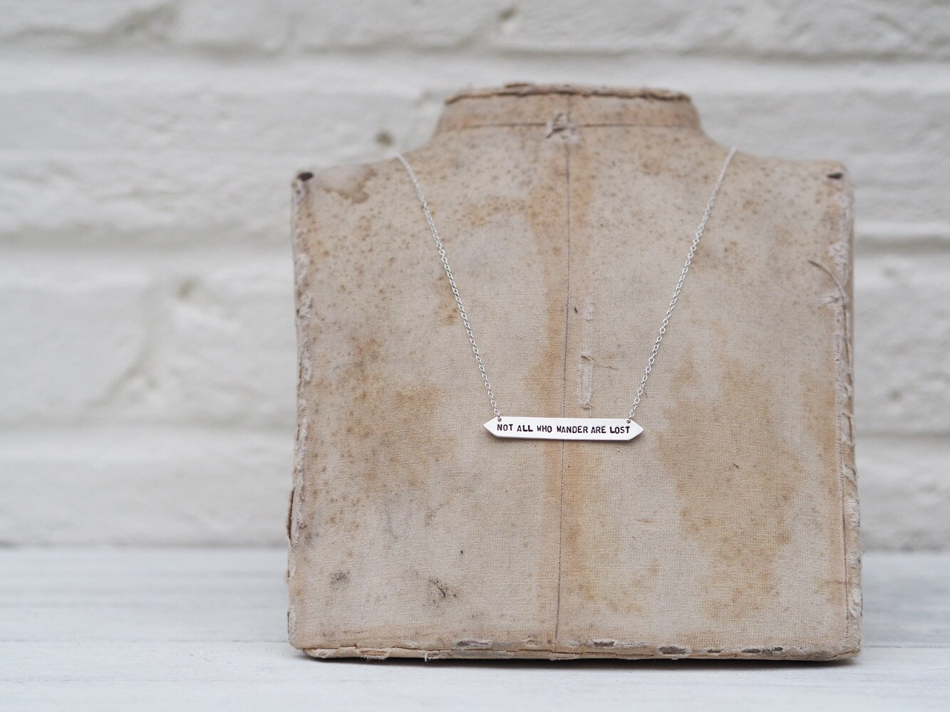 Not All Who Wander Are Lost Necklace