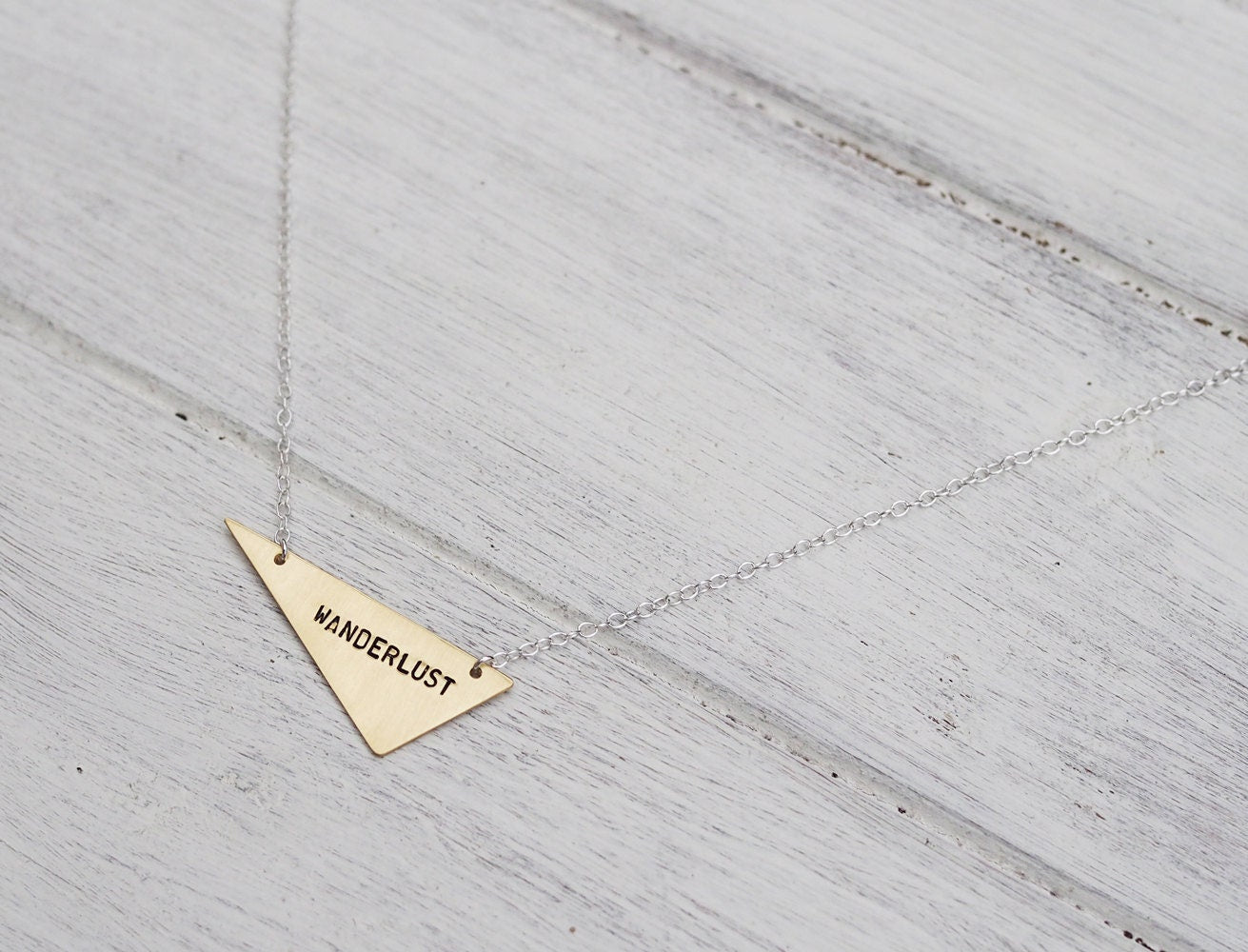 Wanderlust Triangle Necklace