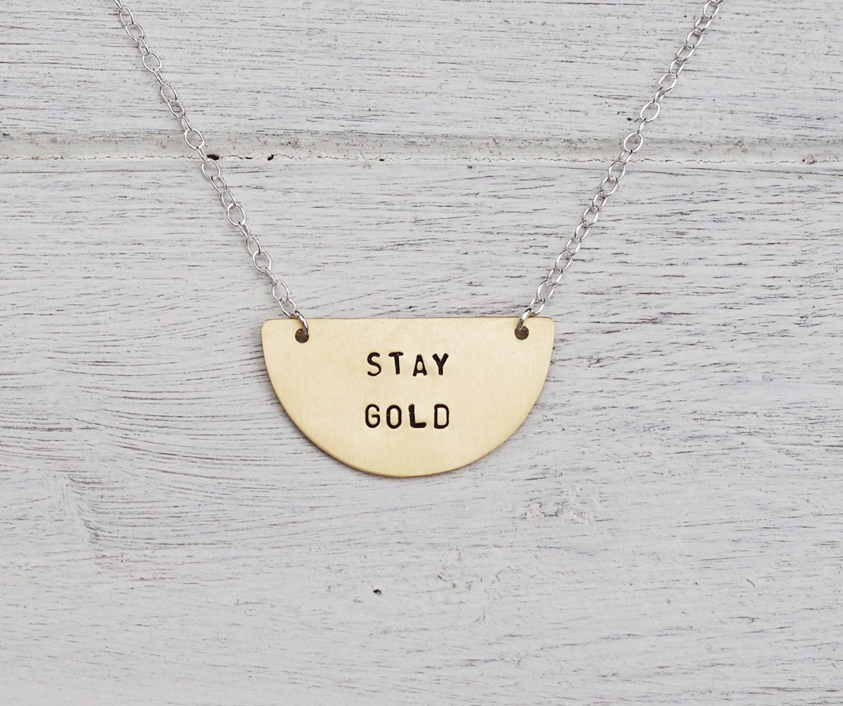 Personalised Semi Circle Necklace