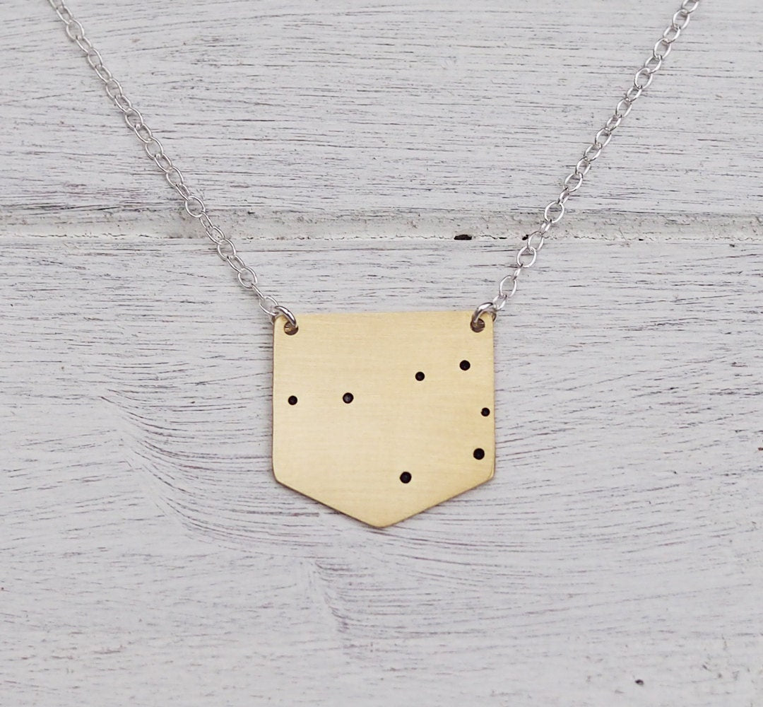 Pleiades 'Seven Sisters' Constellation Necklace