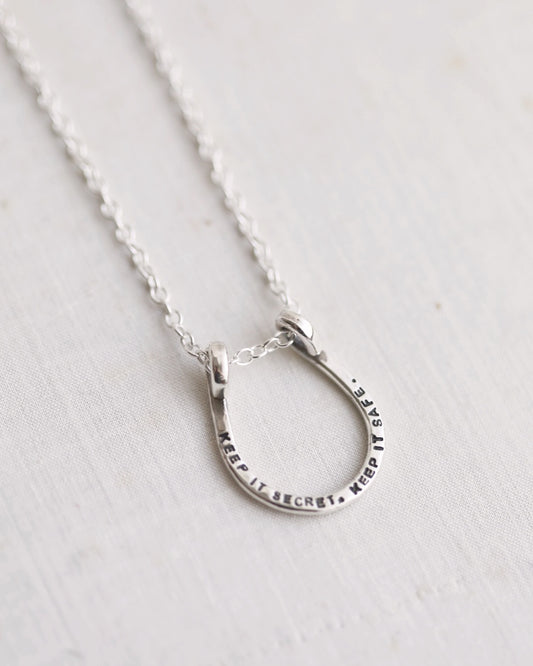 Silver Ring Keeper Necklace