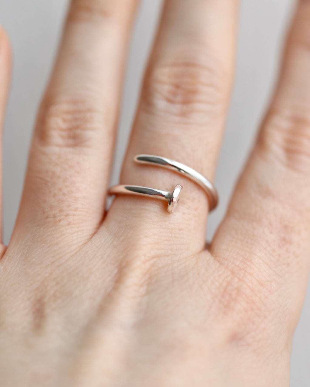 Silver Nail Ring