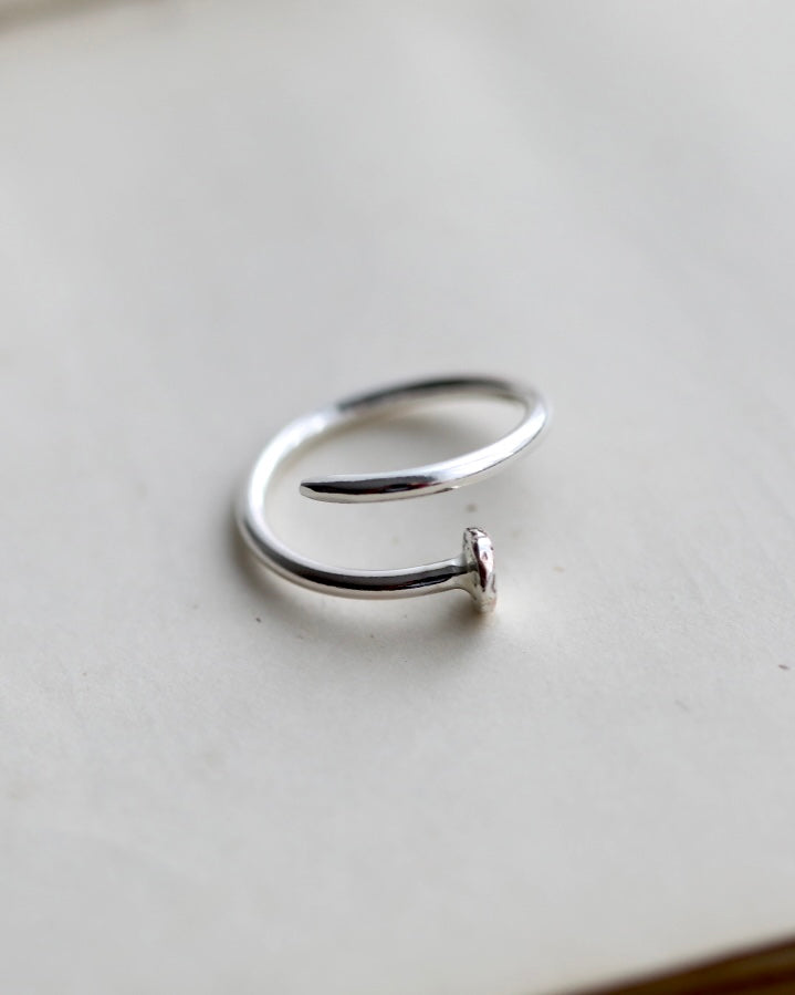 Silver Nail Ring