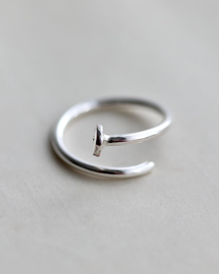 Silver Nail Ring