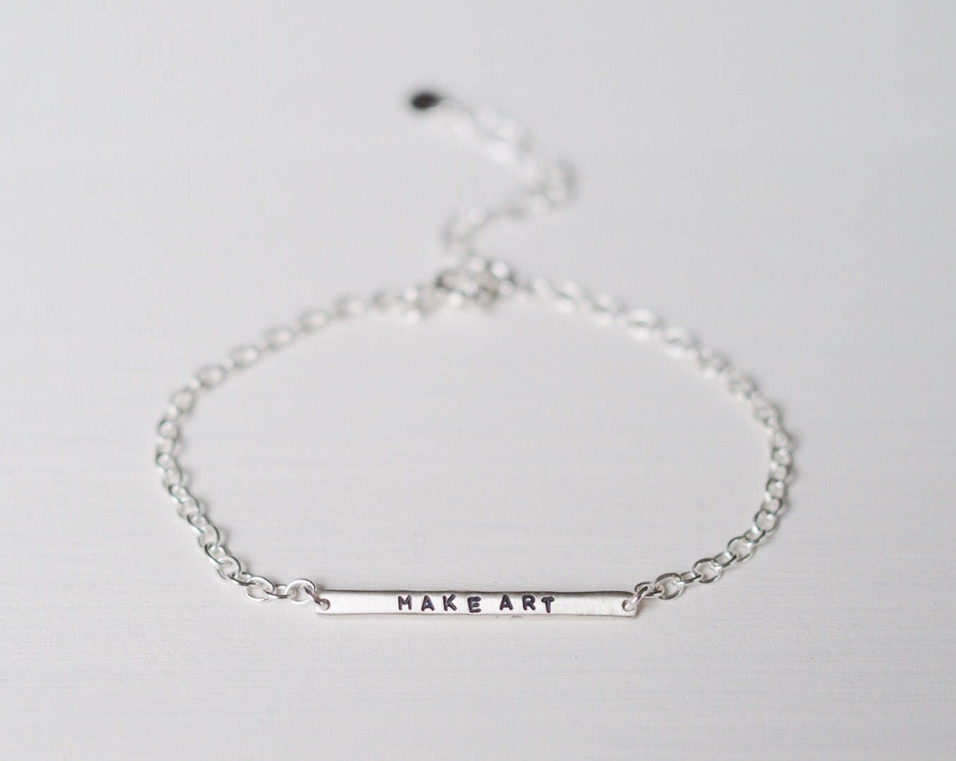 Make Art Tiny Bar Bracelet