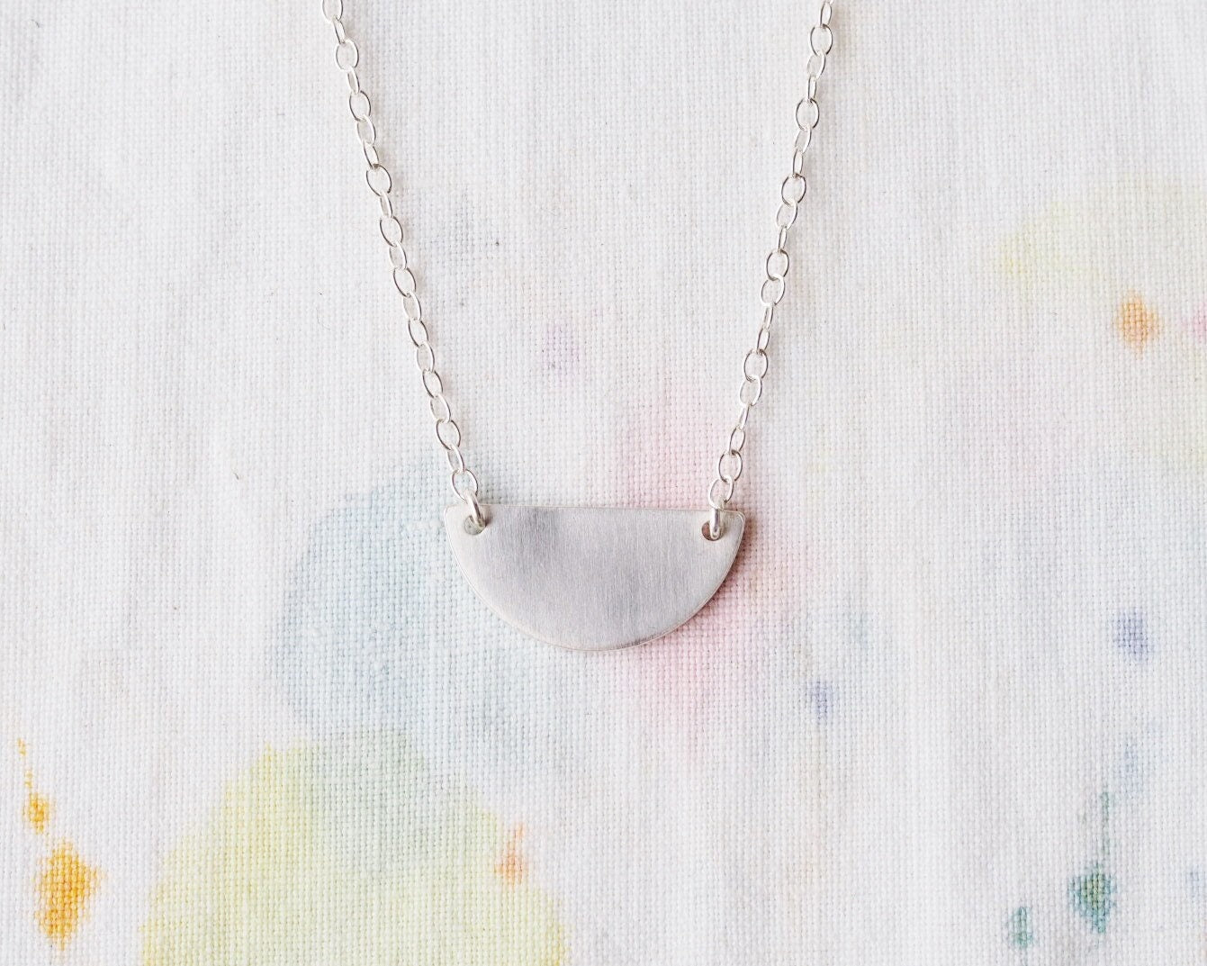 Tiny Sunset/Sunrise Necklace
