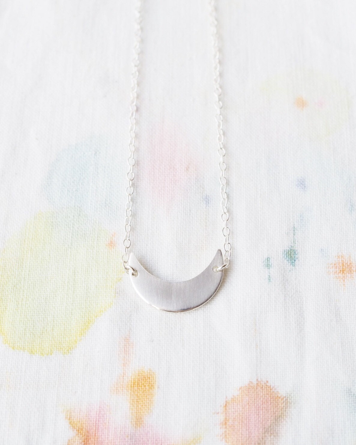 Tiny Crescent Necklace