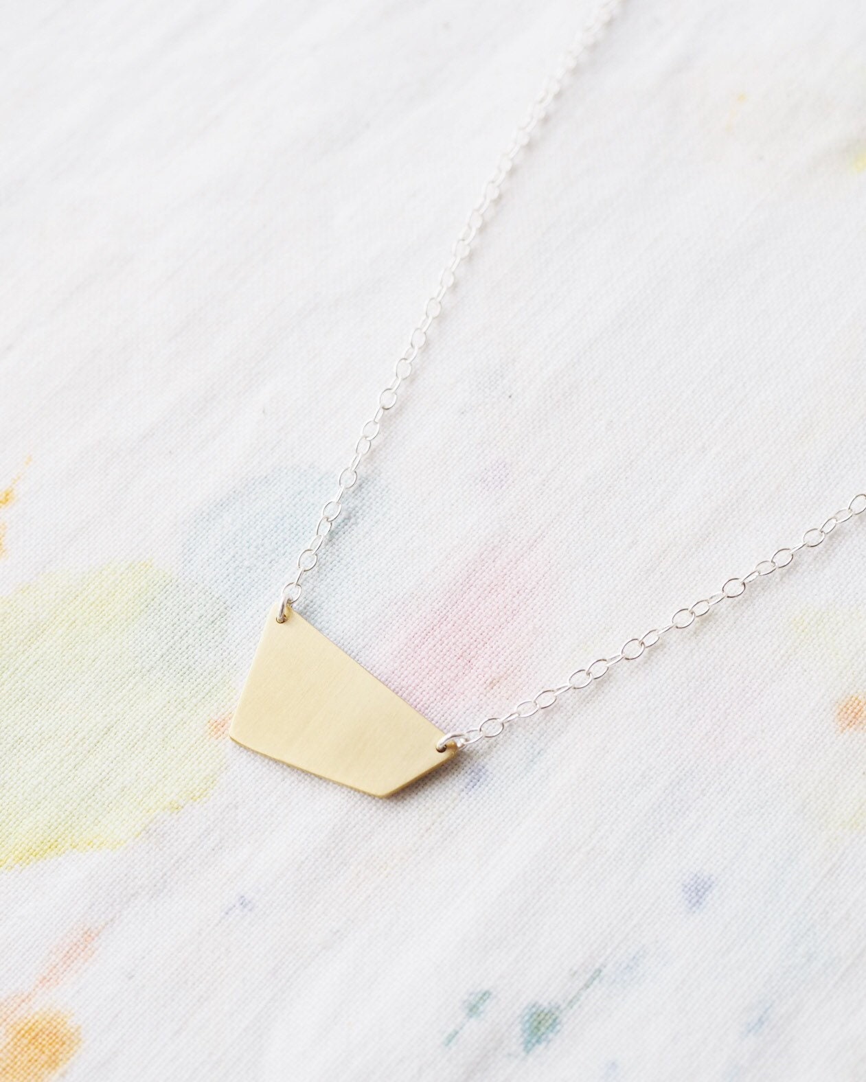 Tiny Geometric Necklace