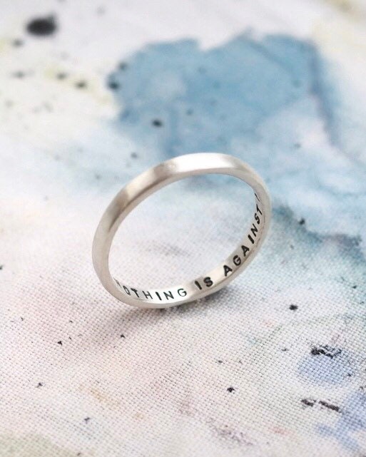 Personalised Posey Ring