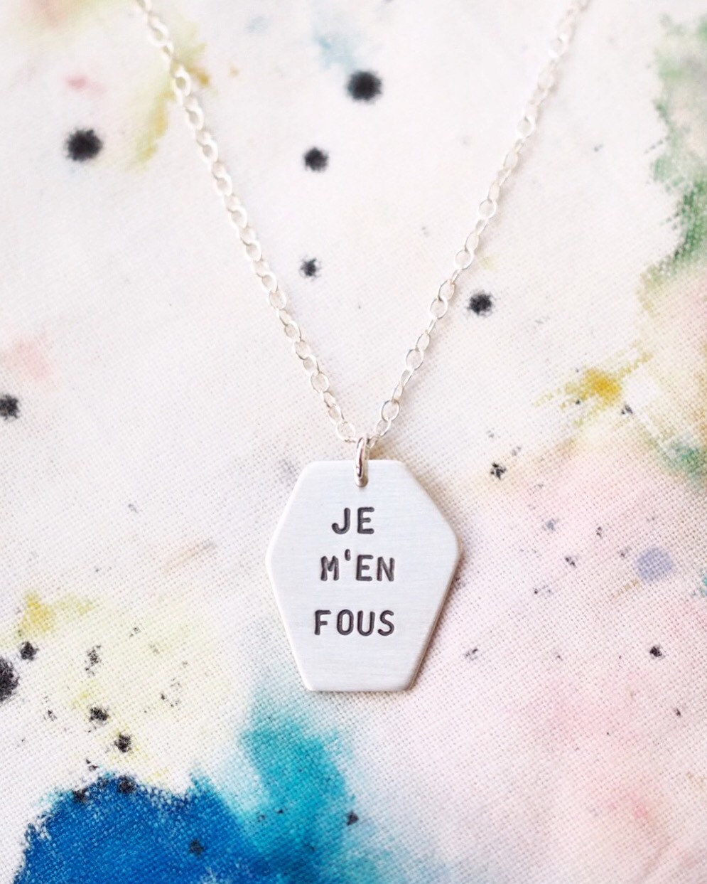 Je M'en Fous - I Don't Care Necklace