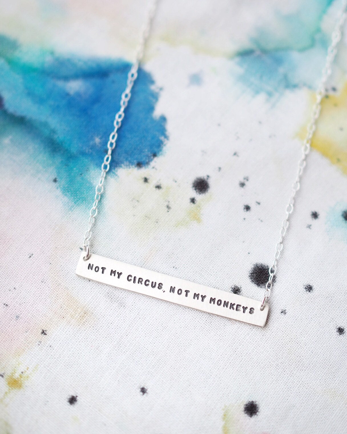 Personalised Bar Necklace