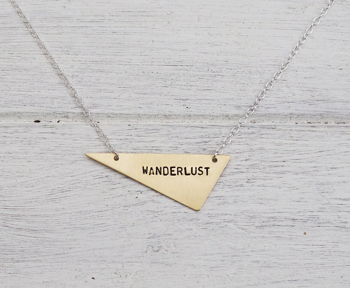 Wanderlust Triangle Necklace