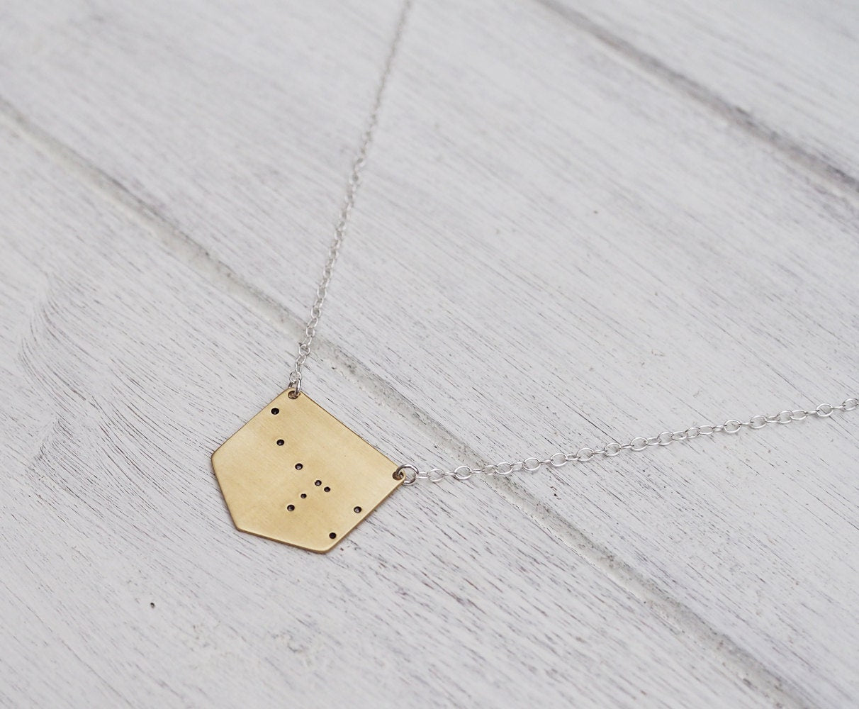 Ursa Minor 'Little Bear' Constellation Necklace