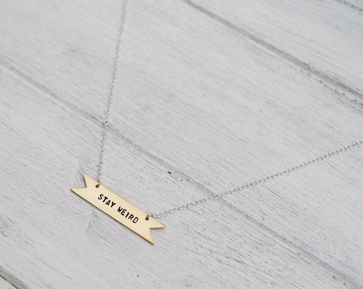 Stay Weird Necklace